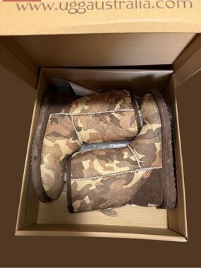 UGG Women's Cozy Shearling Lined Winter Boots in Brown Camo